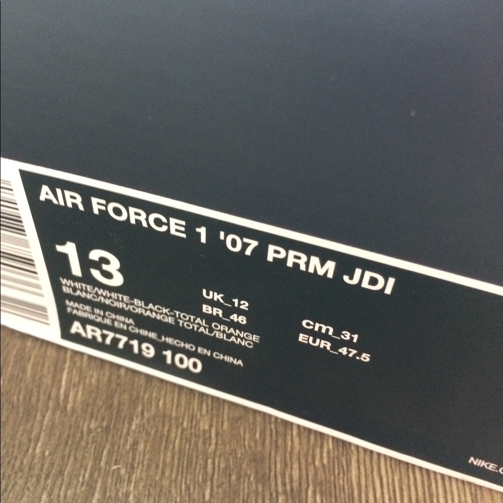 NWT Nike Air Force 1 ‘07 Premium Just Do It - Picture 8 of 8